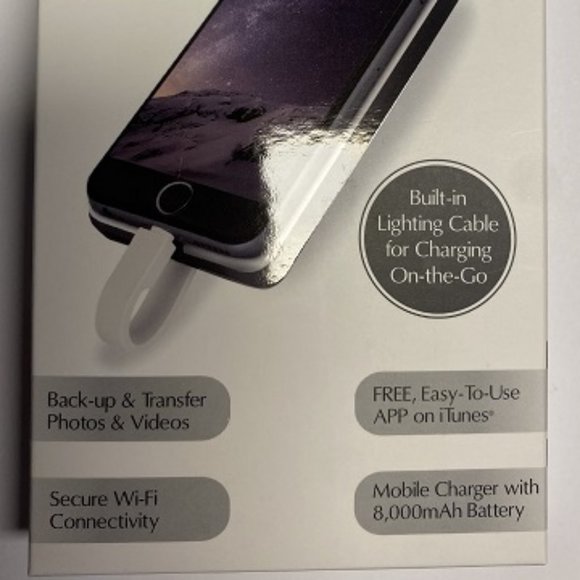 Royal Guard Wi-Fi Memory Expander+Power 64g for Ipad or IPhone (Red) - Picture 3 of 3